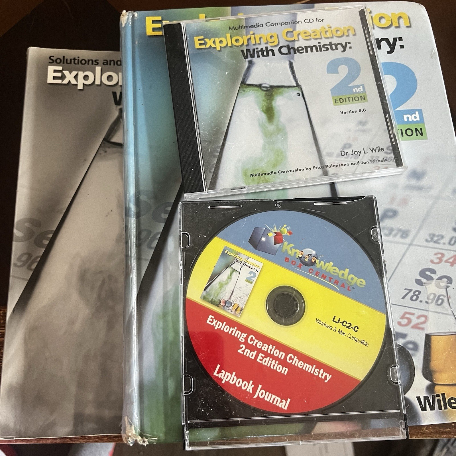 Apologia – Exploring Creation with Chemistry 2nd Ed. Textbook & Tests/Solutions