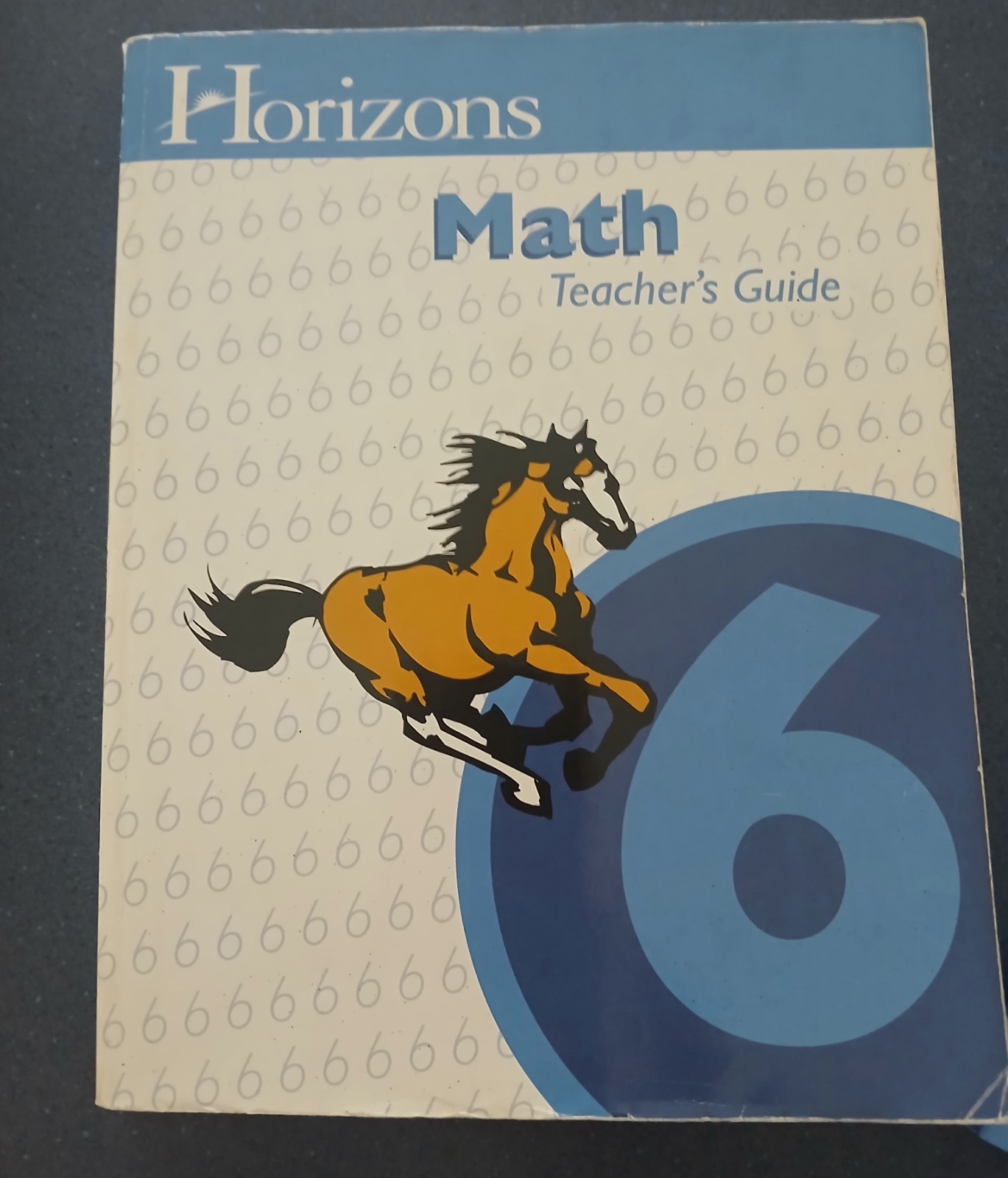 Horizons Math 6 Teachers Guild Plus Student Workbook 2 Like New And Used Cond.