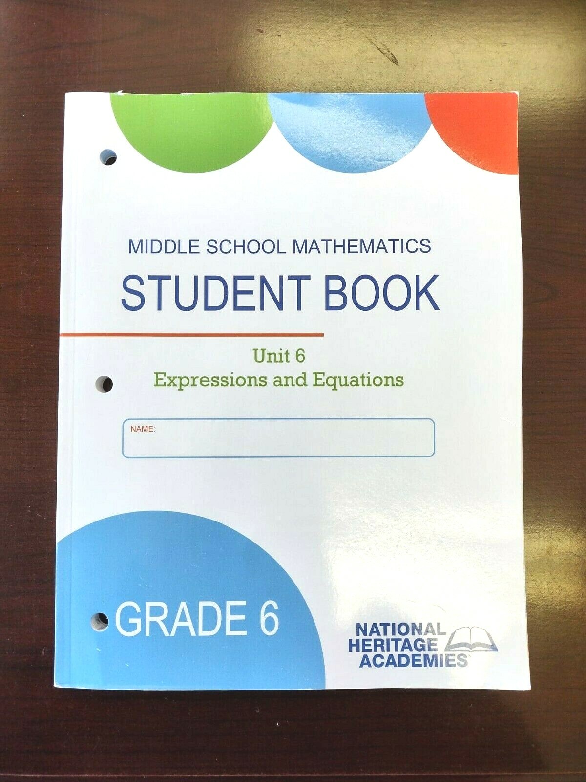 Grade 6 Unit 6 Expression Equation ELA Home Learning National Heritage Academies