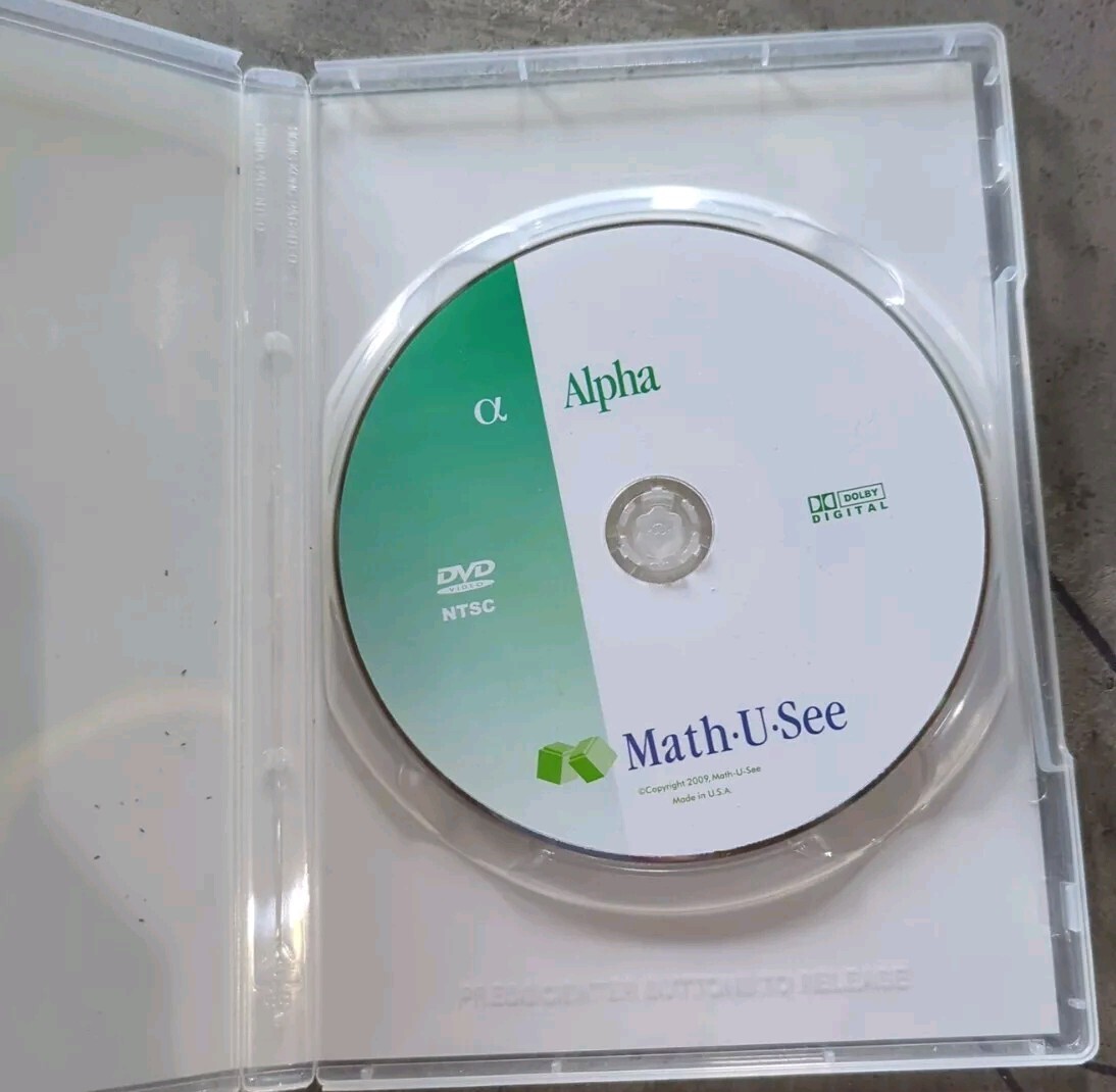 Alpha Instruction Manual & DVD by Math-U-See (2009,)