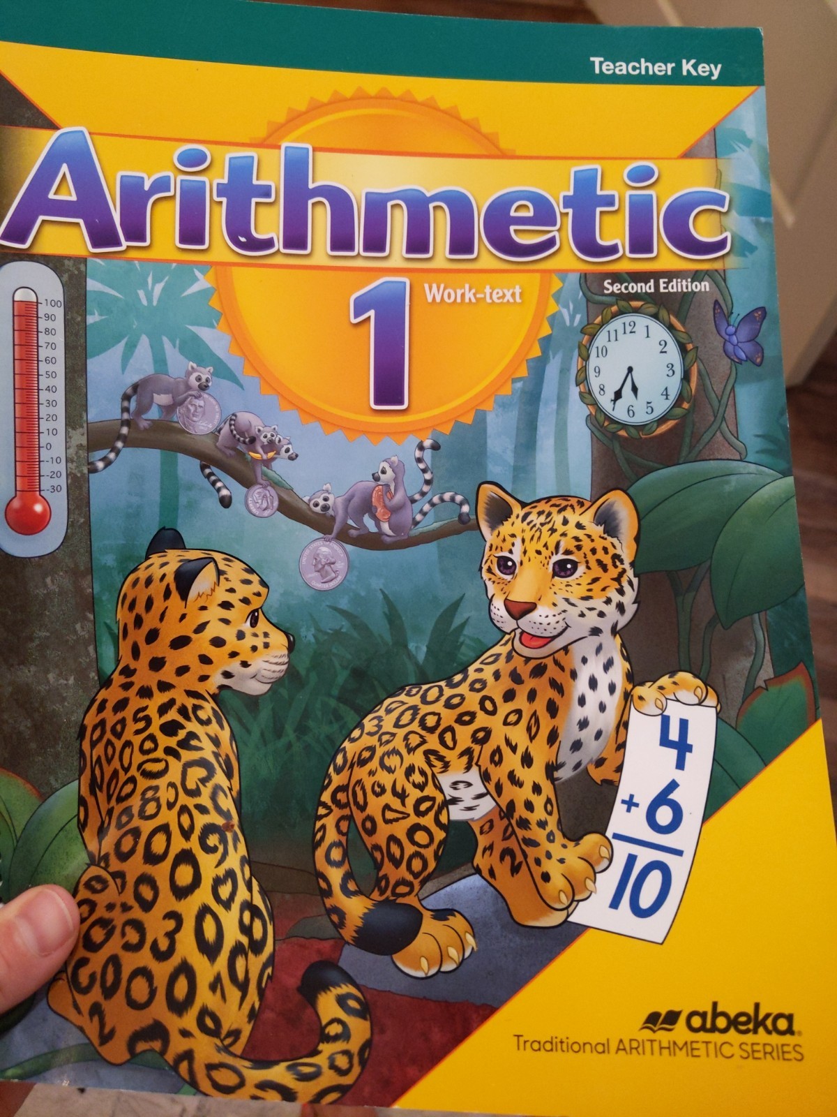 Abeka Arithmetic 1 Teacher Key Work-Text Second Edition Spiral Bound Homeschool