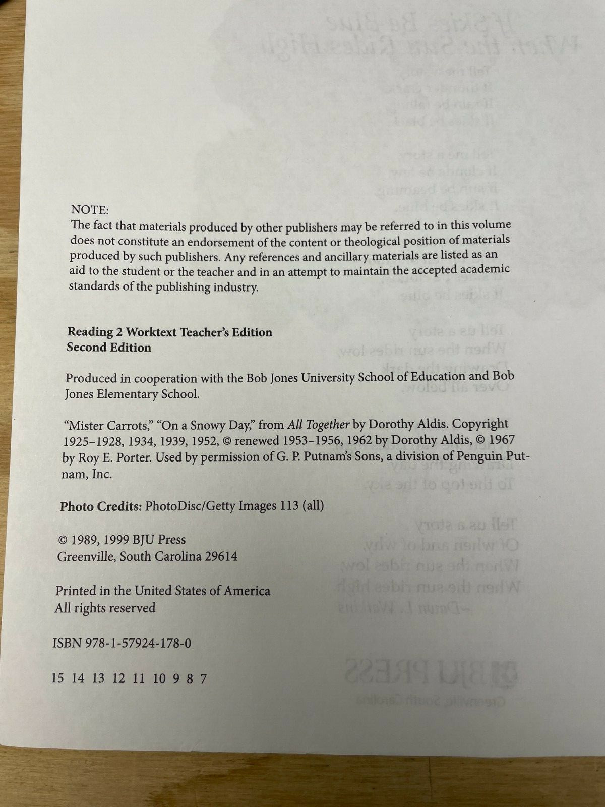 Reading 2 Worktext Teacher’s Edition – Second Edition