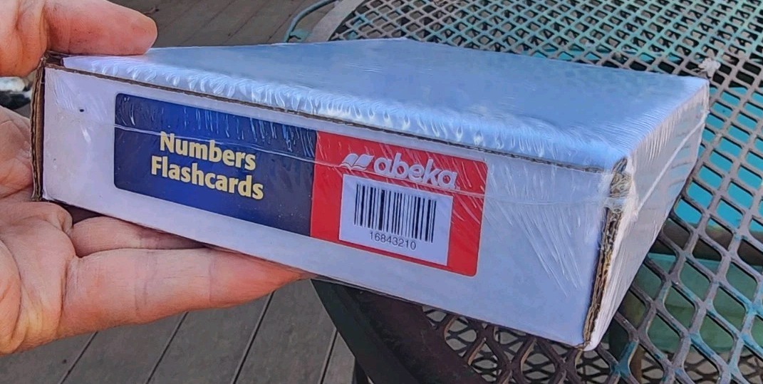 Abeka Basic Numbers Flashcards Complete Set Factory Sealed