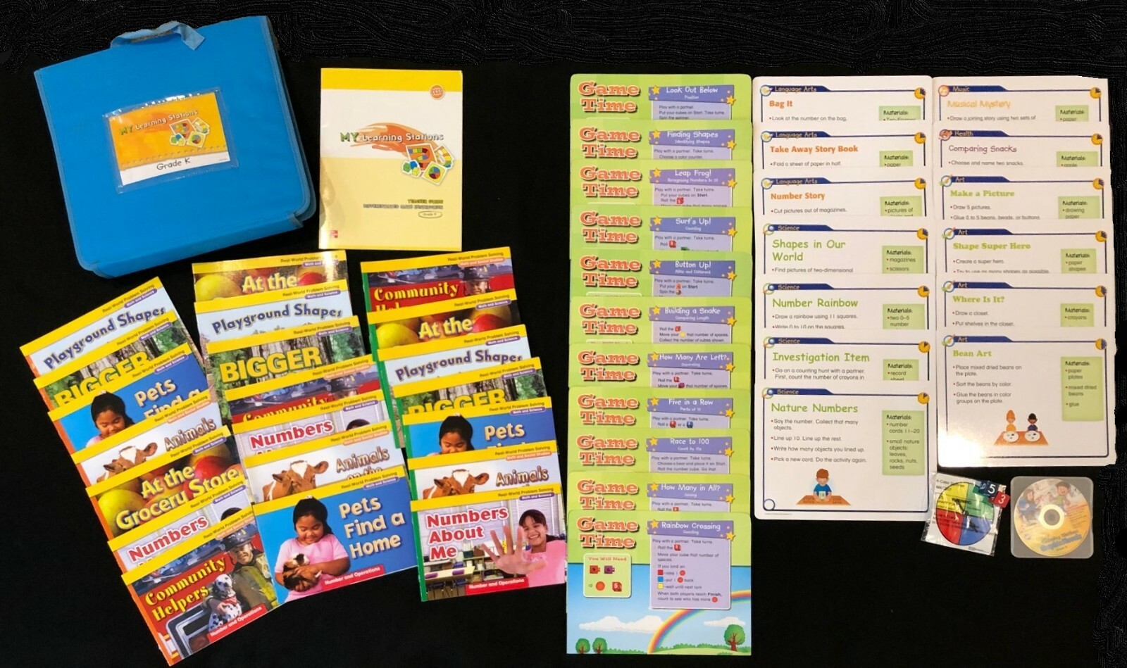 Kindergarten- MY LEARNING STATIONS Differentiated Math Instruction Program(2013)
