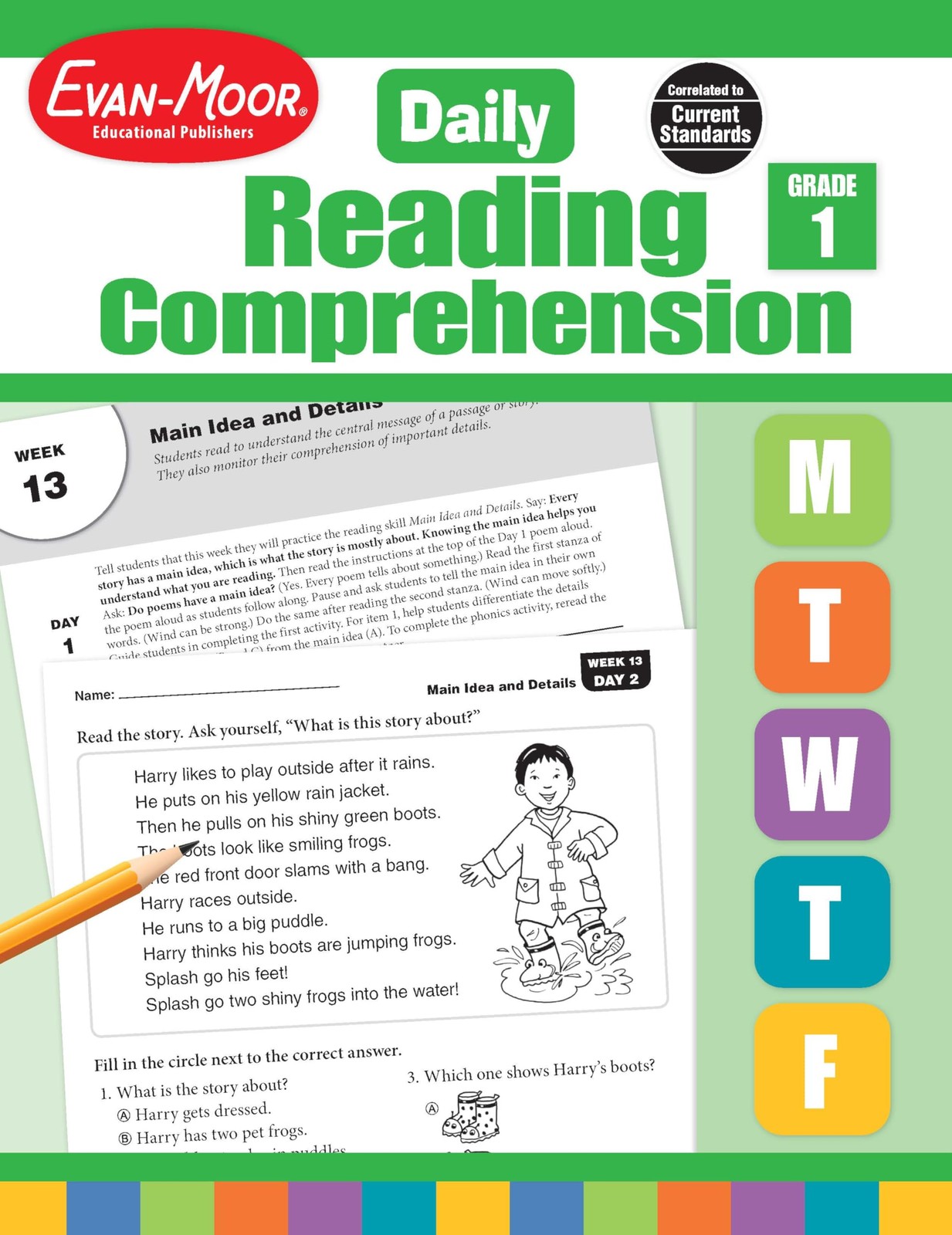 Evan-Moor Daily Reading Comprehension, Grade 1 – Homeschooling & Classroom R…