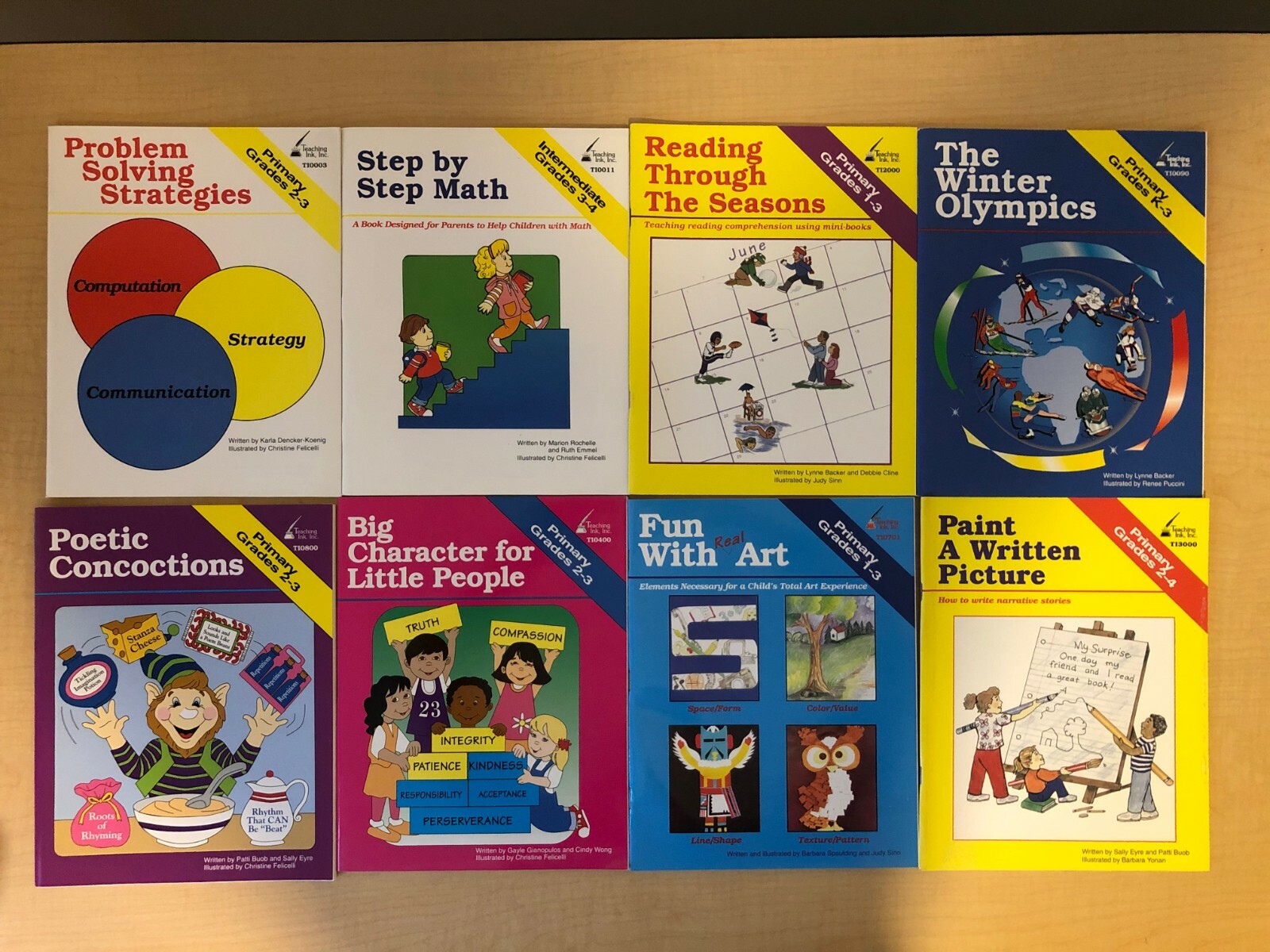 Lot of 8 NEW Workbooks – 2nd & 3rd Grade – Homeschool Set by Teaching Ink