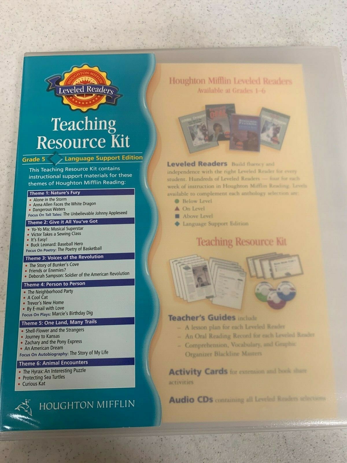 HMH Leveled Readers Grade 5 Class Set / Language Support Readers + Teacher Guide