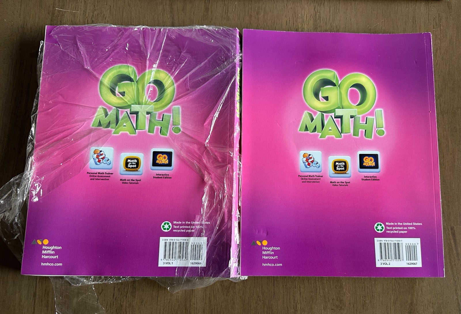 Go Math! Student Edition SET Grade 3 2017 NEW