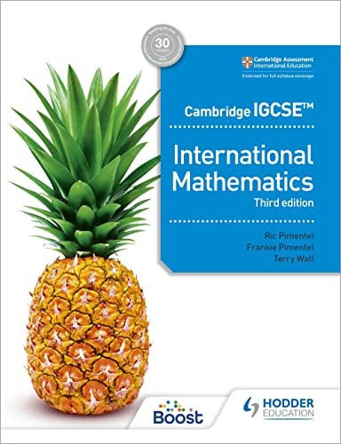 Cambridge IGCSE International Mathematics Third. Pimentel, Pimentel, Wall*#