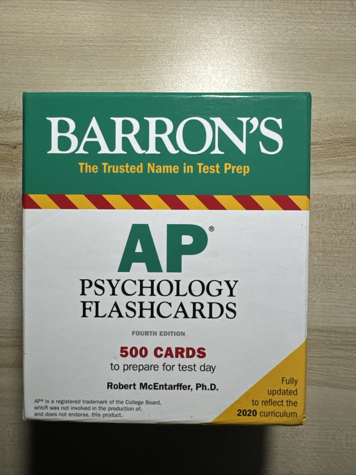 Barrons’s AP Pyschology flashcards : Fourth Edition