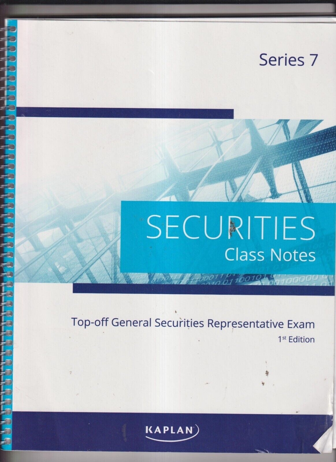 Kaplan-Securities Class Notes-Series 7-1st Edition-2018