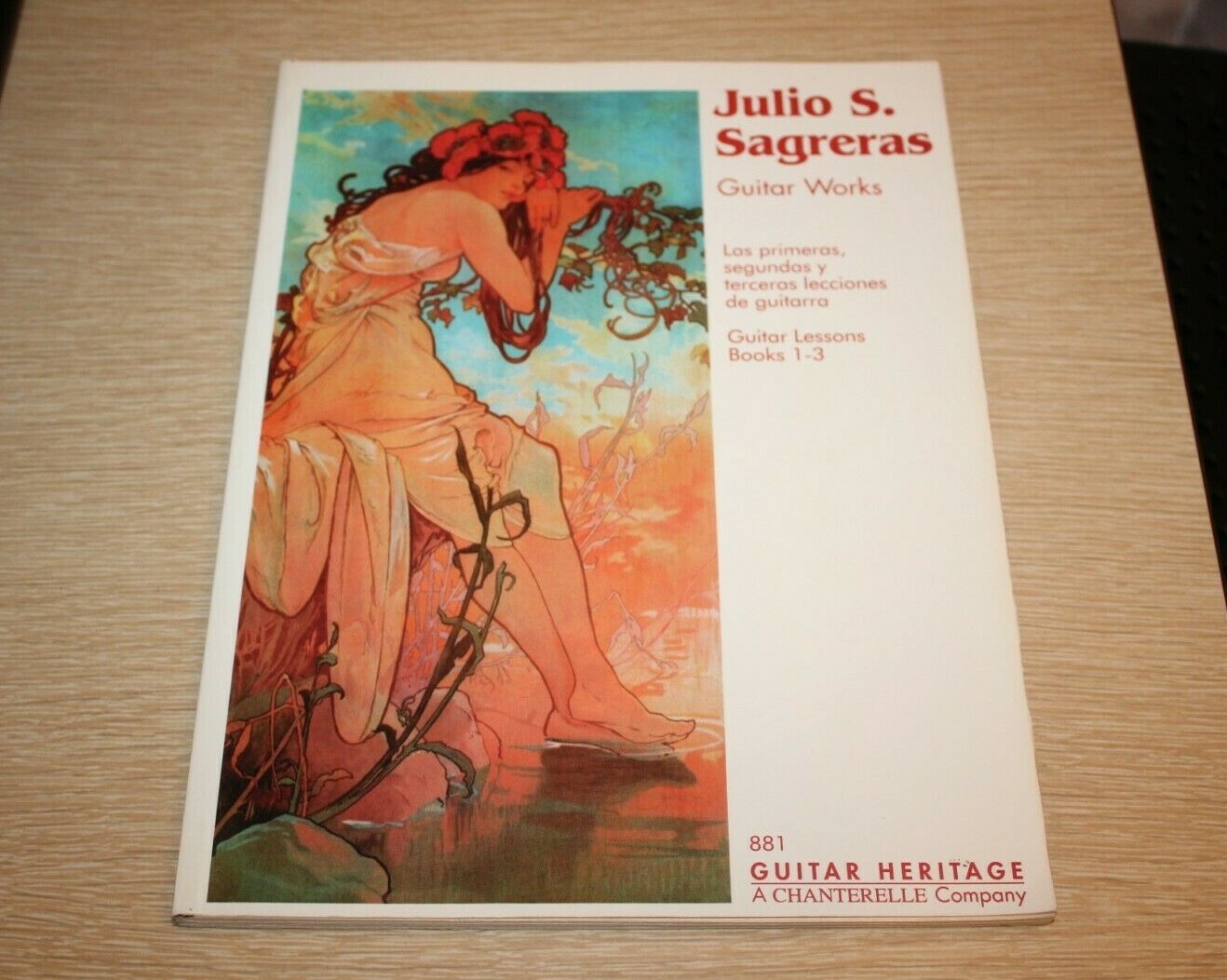 Julio S Sagreras Guitar Works Guitar Lessons Books 1-3 Guitar Heritage 881 1994