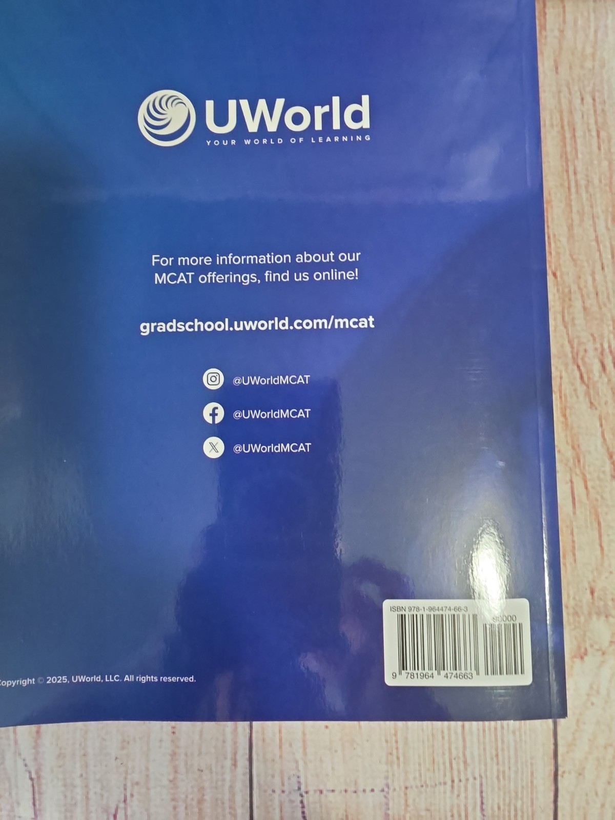UWorld MCAT Prep Book Bundle 26-27 2nd Edition BioChemistry, Physics 4-Book Set
