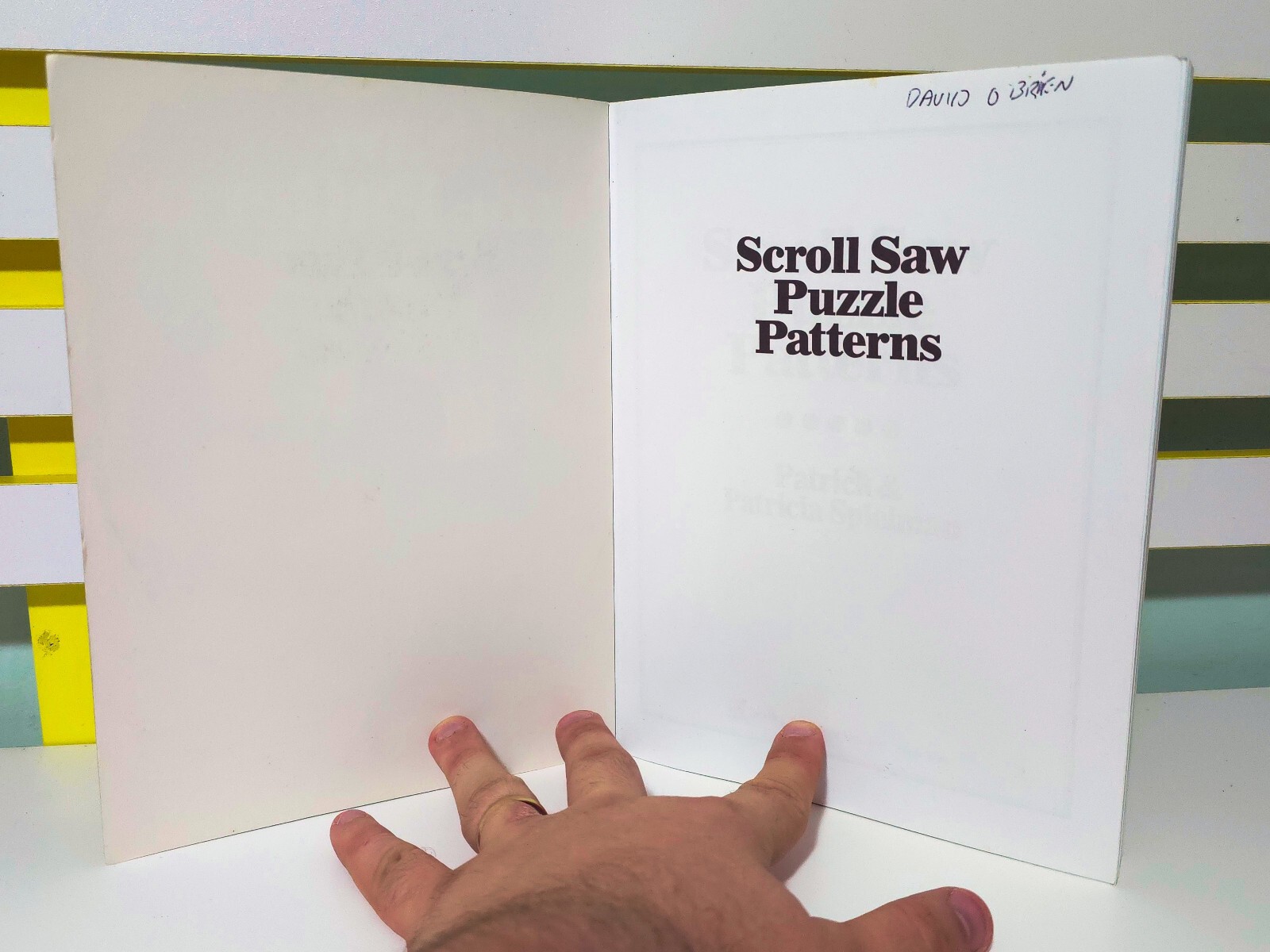 Scroll Saw Puzzle Patterns! 1988 Craft Book by Patrick & Patricia Spielman