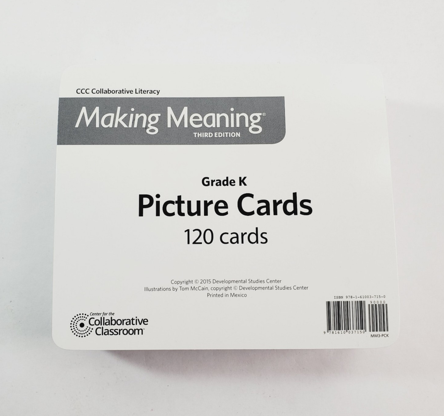 Making Meaning Grade K Picture Cards 3rd Edition 2015 120 Cards CCC