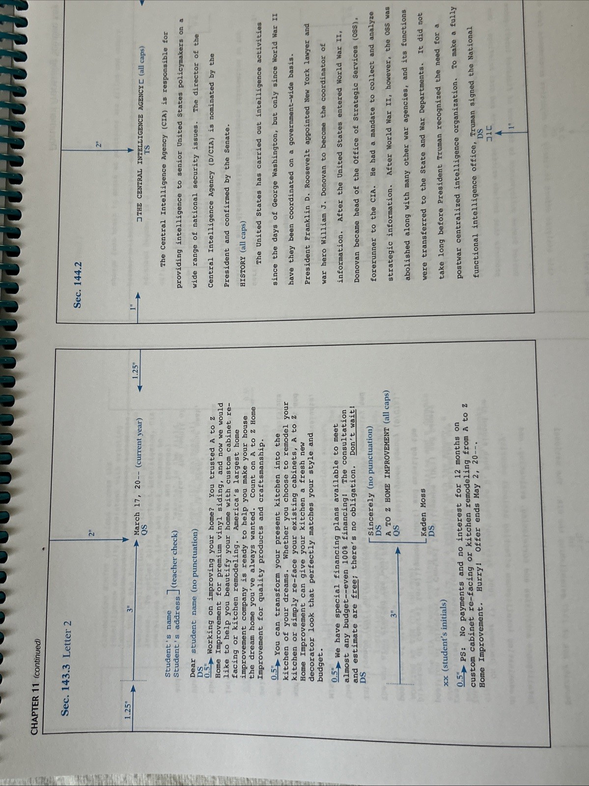 Abeka Keyboarding and Document Processing Teacher Solution Key H1
