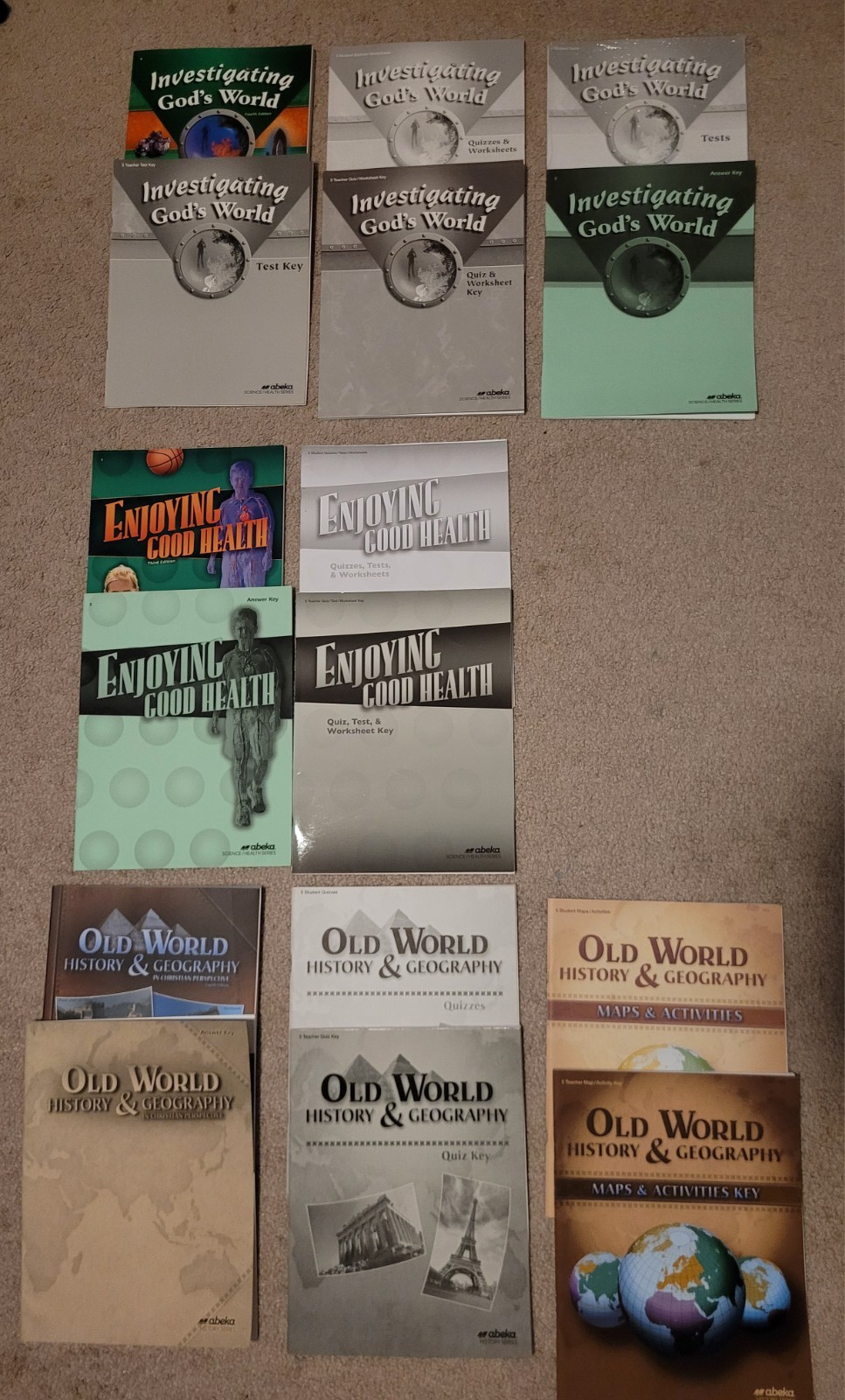Brand New Abeka 5th Grade History Science And Health Complete Set Lot Grade 5