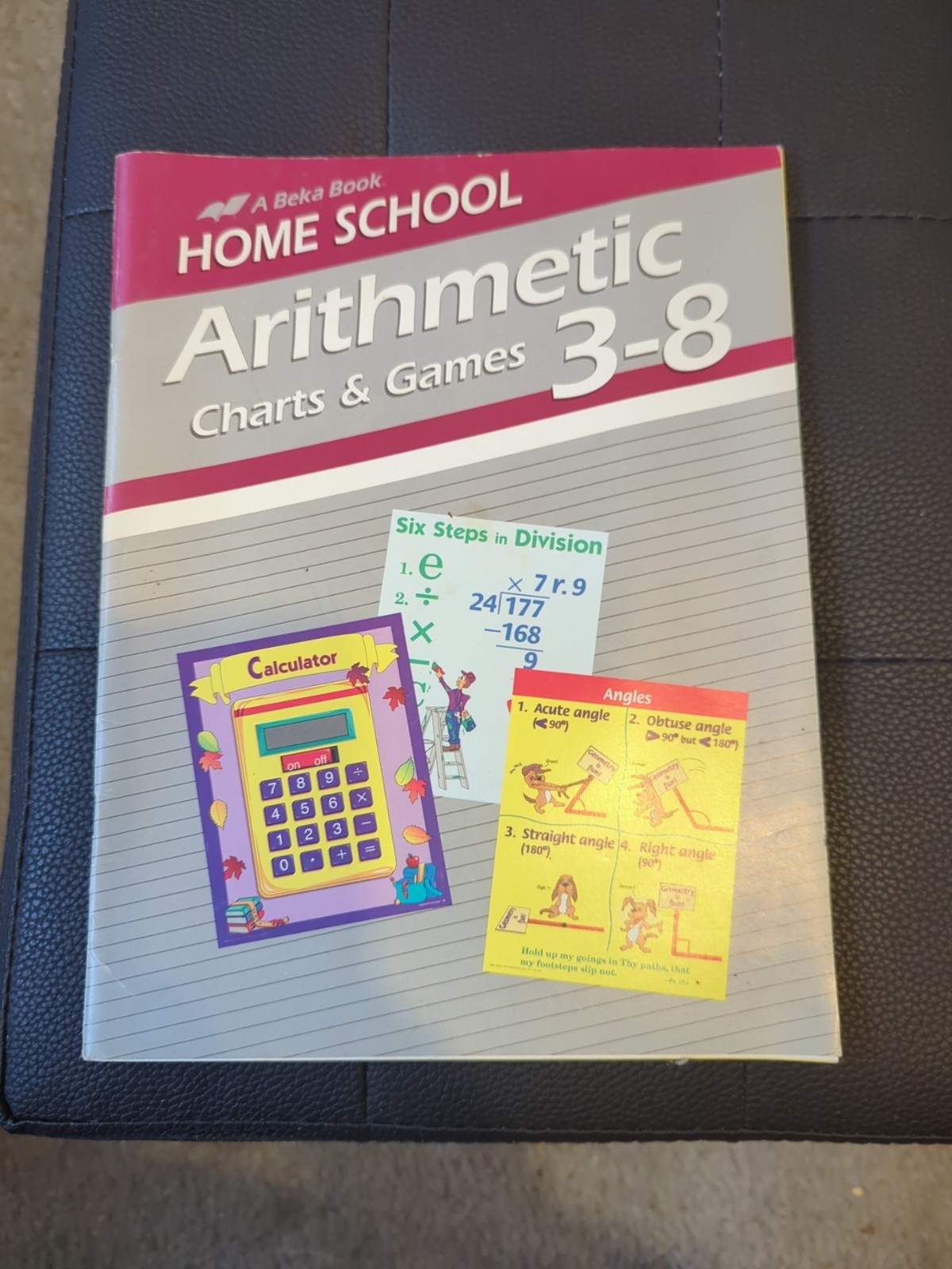 Abeka Homeschool Arithmetic Charts And Games 3-8,All Pages Attached In Book.
