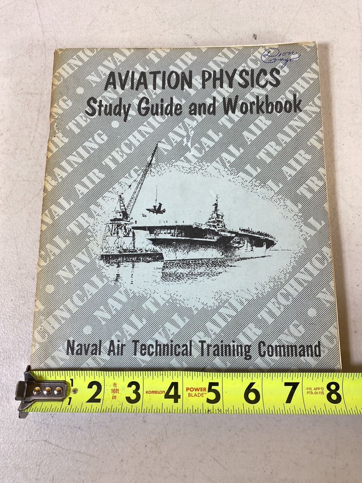 Aviation Physics Study Guide & Workbook USN Navy Air USN book 15D37