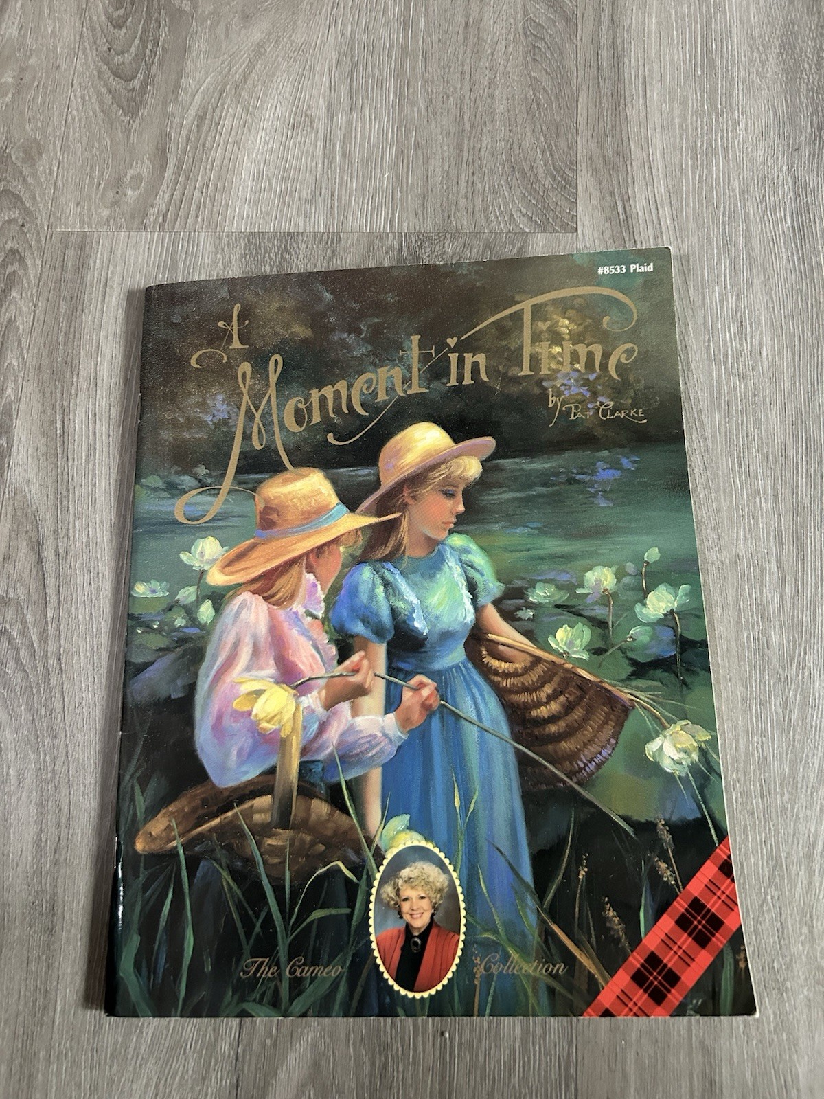 Pat Clarke «A Moment in Time» Decorative Painting Book Plaid 8533 Vintage 1990