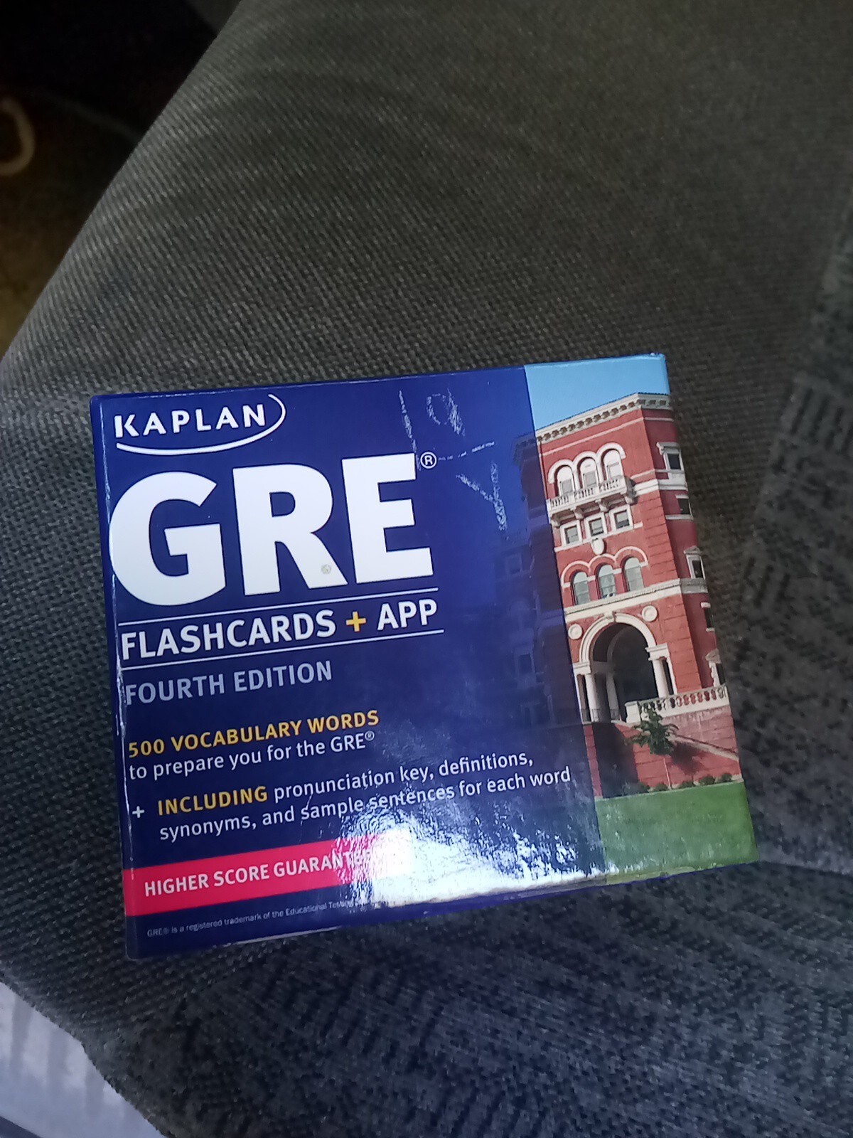 KAPLAN GRE FLASHCARDS +APP FOURTH EDITION 500 VOCABULARY WORDS