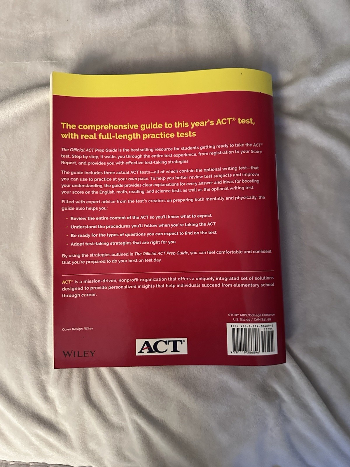 The Official ACT Prep Guide (Includes Practice Tests and Keys) NEW 2017