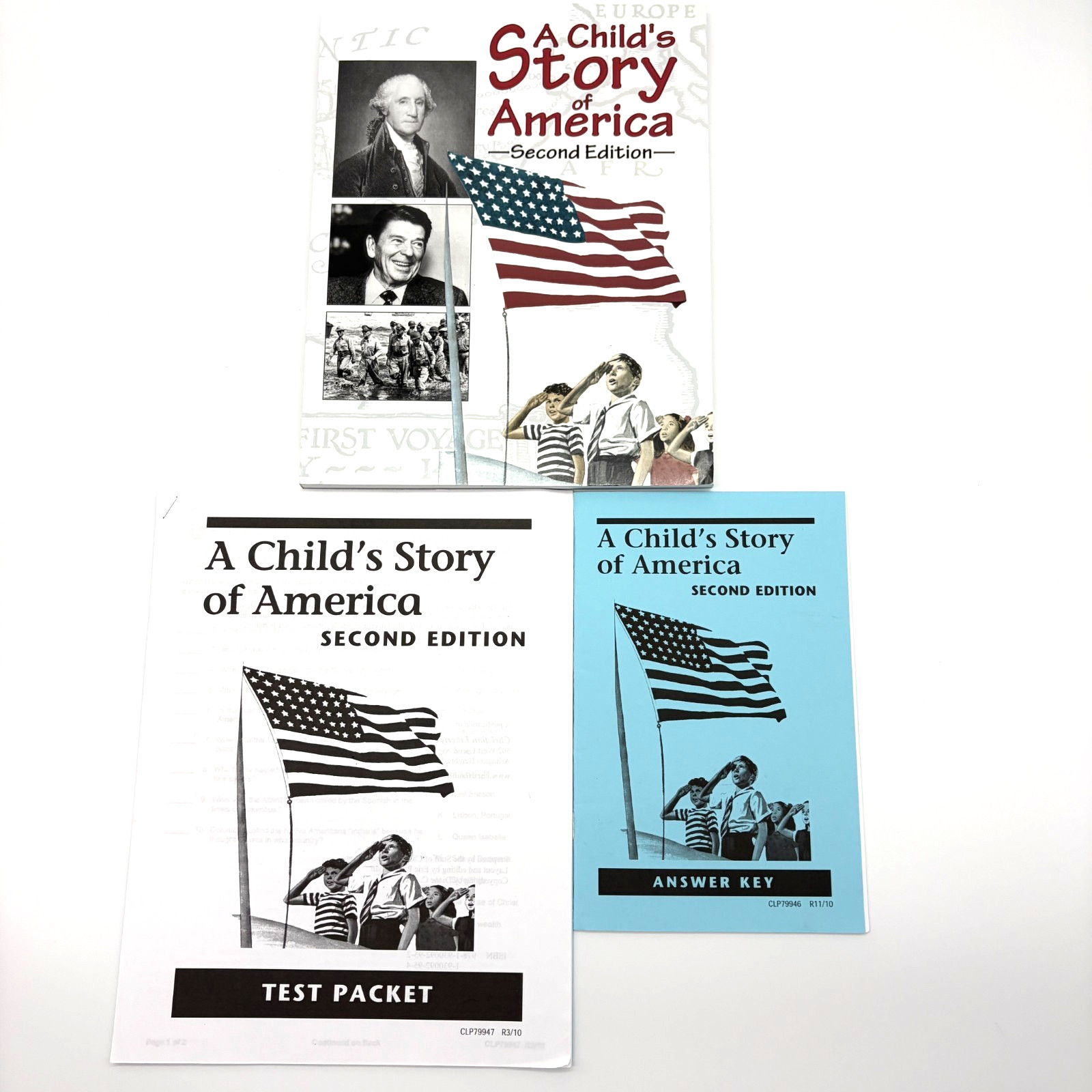 A Child’s Story of America Christian Liberty Press Set Book Key Tests NEW