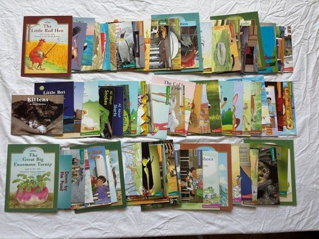 Fountas & Pinnell LLI Blue System Readers 1-75 Levels B-J Full Color + 3 B/W