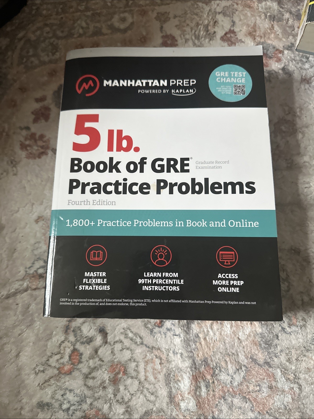 3 GRE Books. 5lb Book Of GRE,GRE premium prep,GRE Prep Plus All 2025 Editions