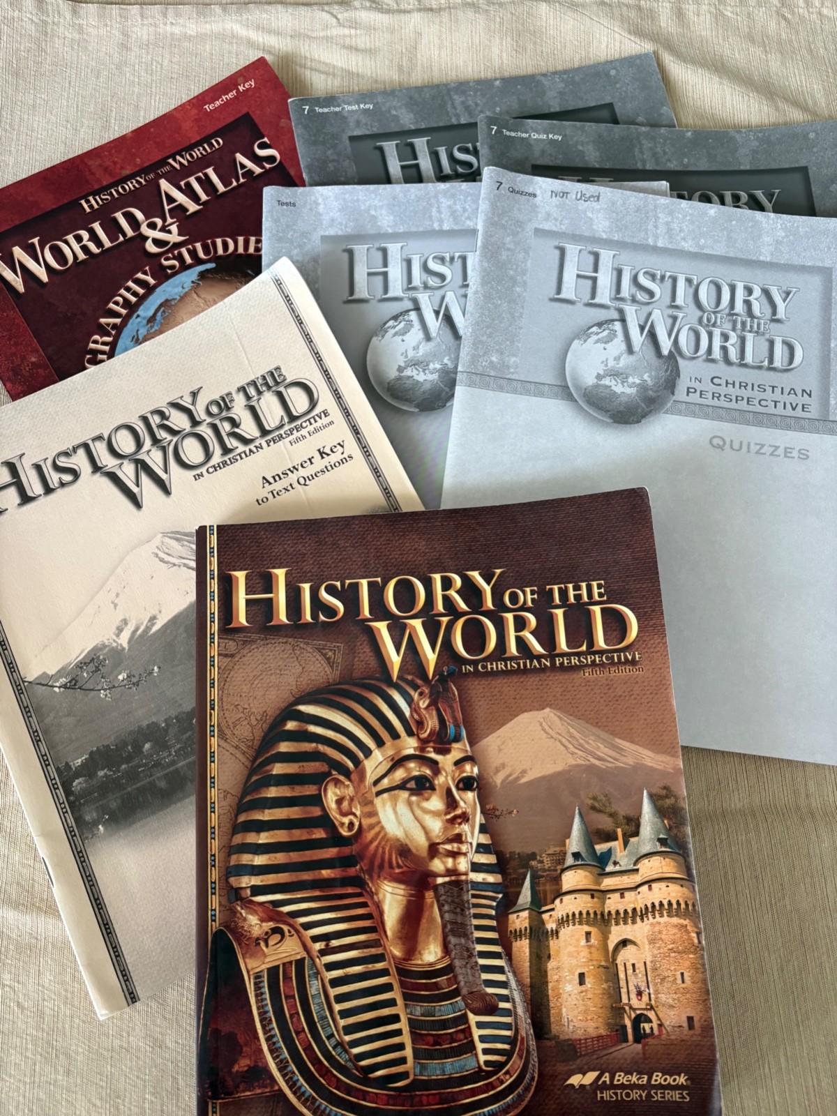 ABeka Book History of the World Fifth Edition set