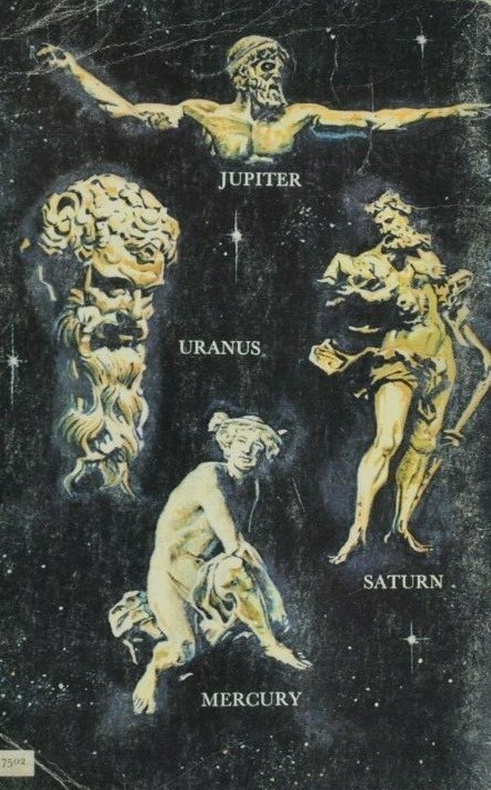 PLANETS 1968 Science Service Program Kids Young children Book MCM ART Astrology