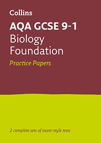 AQA GCSE 9-1 Biology Foundation Practice… by Collins GCSE Paperback / softback