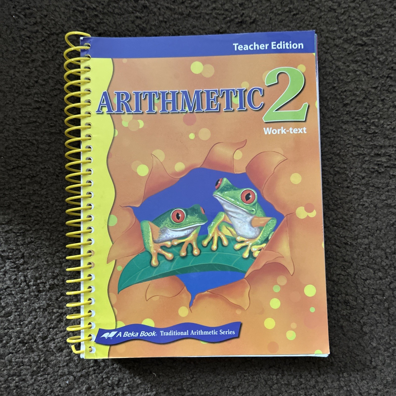 Abeka Arithmetic 2 Work-Text Teacher Key 2nd Edition Spiral-Bound (2nd Grade)
