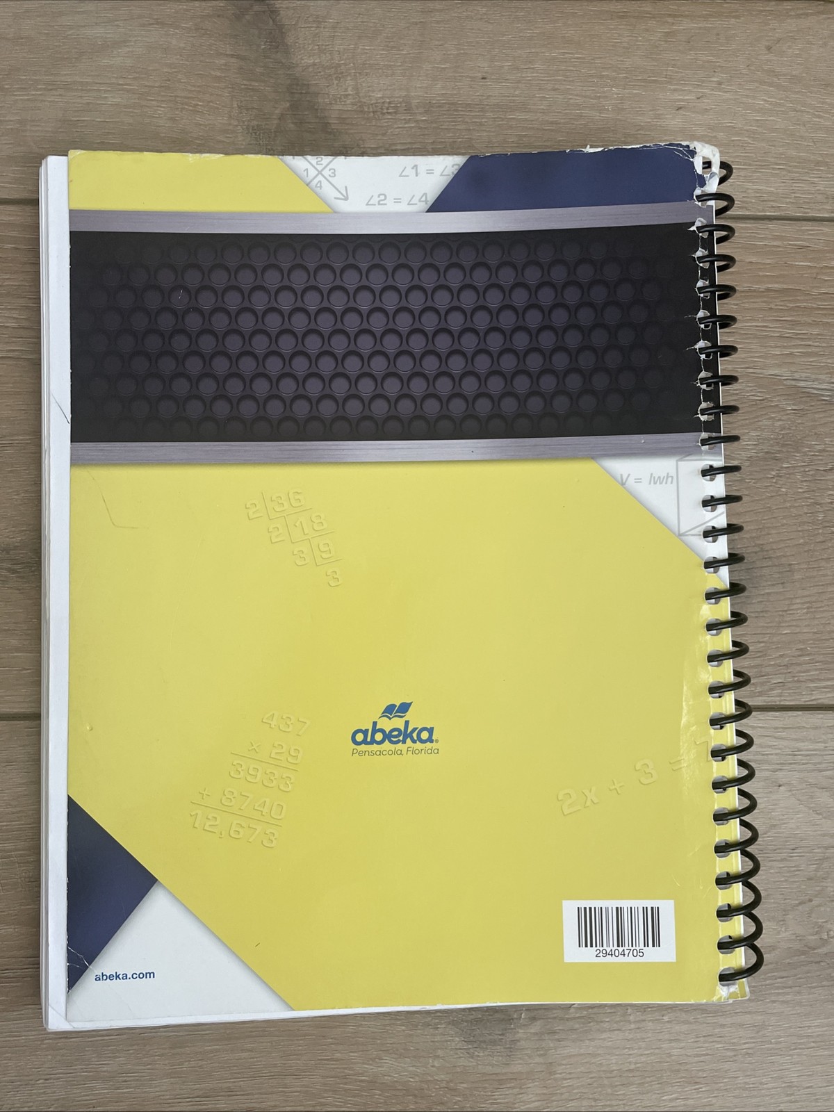 (3) Textbooks Abeka Intermediate Mathematics, Grade 7, Homeschool, USED
