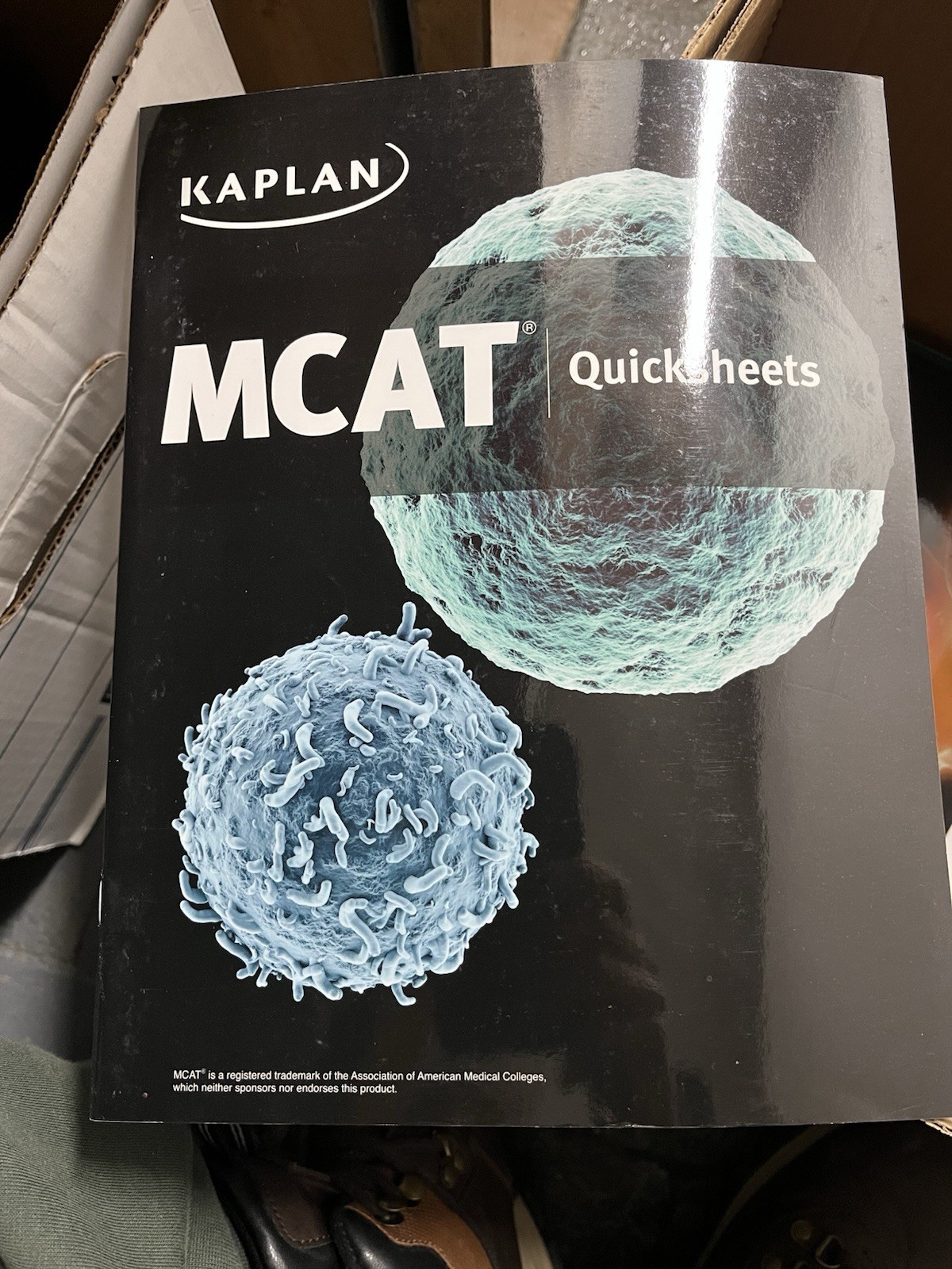 Kaplan MCAT Quick Sheets Study Guide Book Exam Preparation English