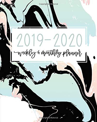 2019-2020 WEEKLY & MONTHLY PLANNER: JULY 1, 2019 TO JUNE By June & Lucy **NEW**