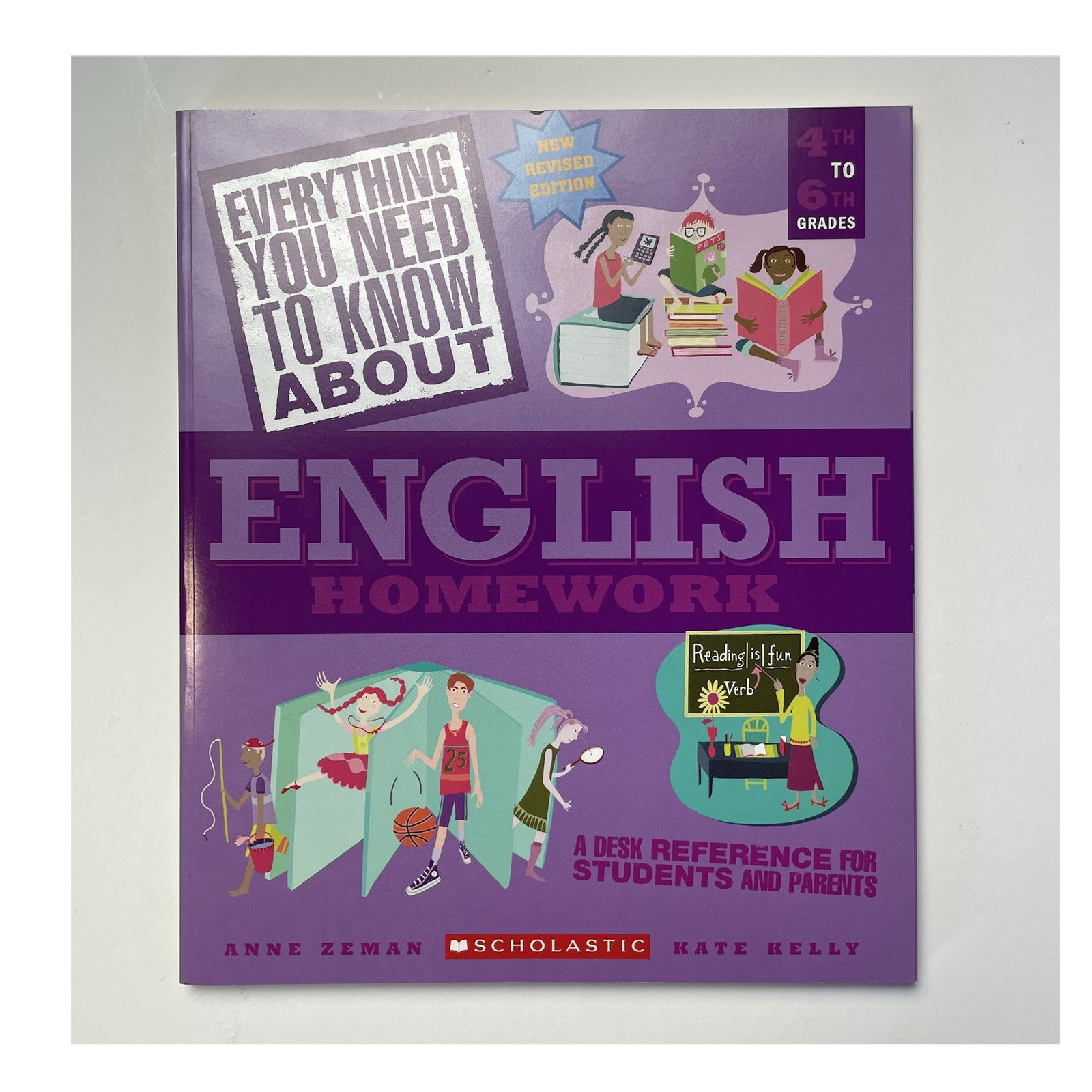 Scholastic English Homework Study Guide New Revised Edition 4-6th Zeman Kelly
