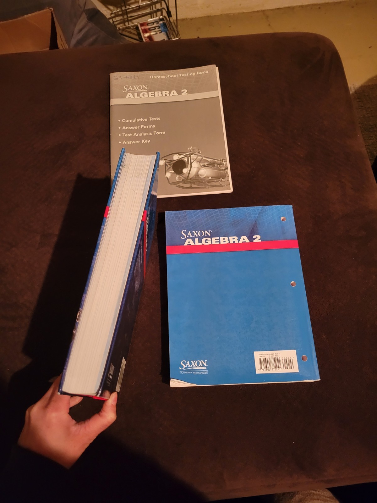 Saxon Algebra 2 homeschool kit Textbook, solutions manual, test book