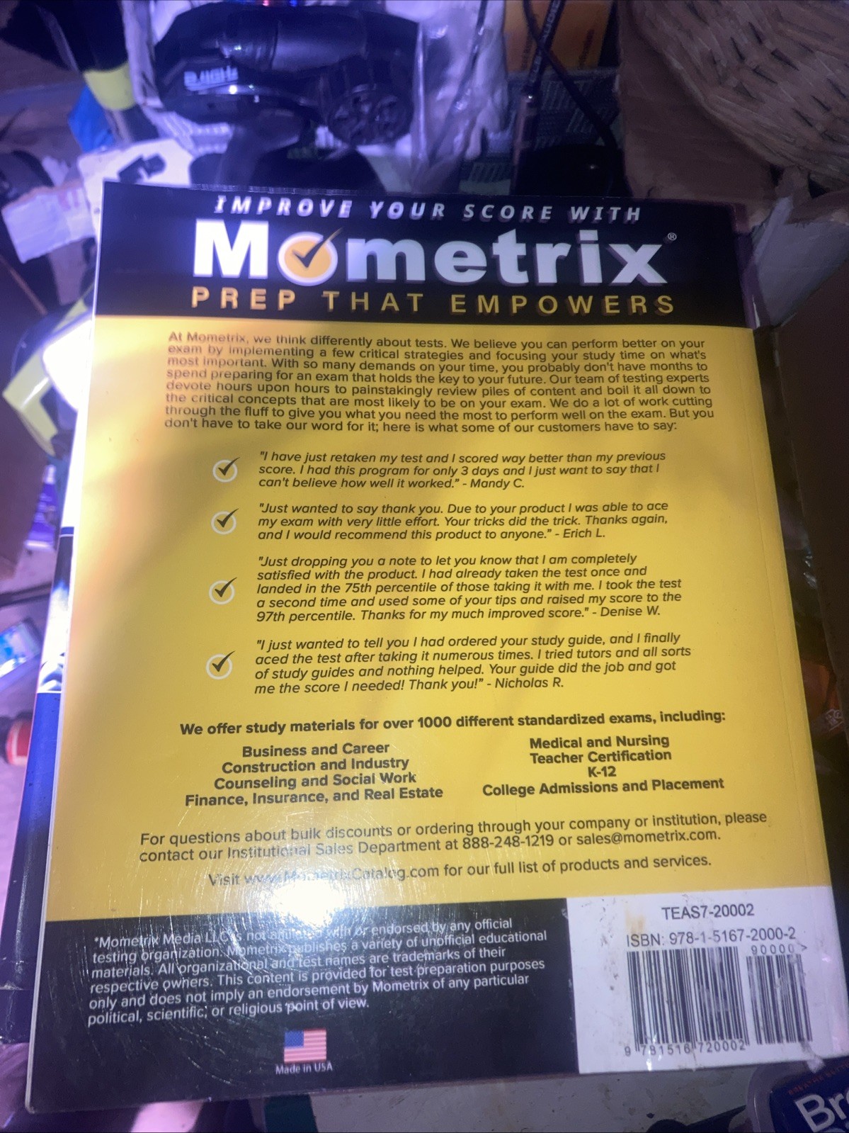 ATI TEAS 7 Secrets Study Guide