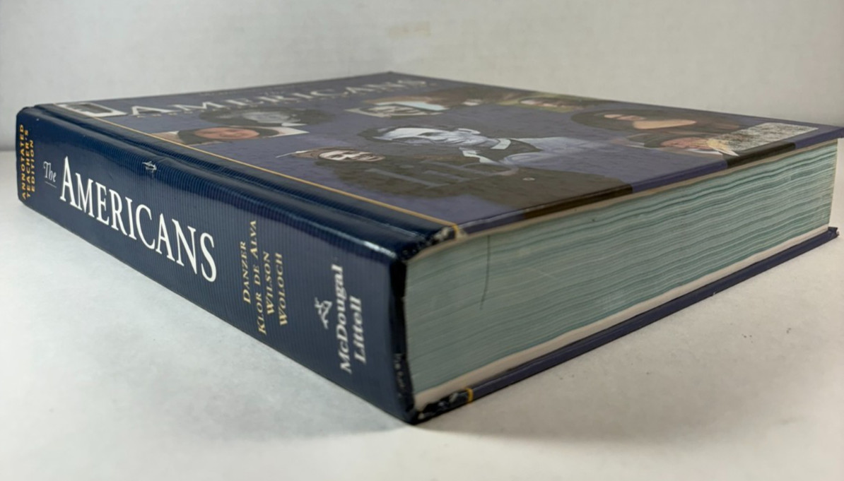 The Americans McDougal Littell Annotated Teacher’s Edition 1998 0395851831