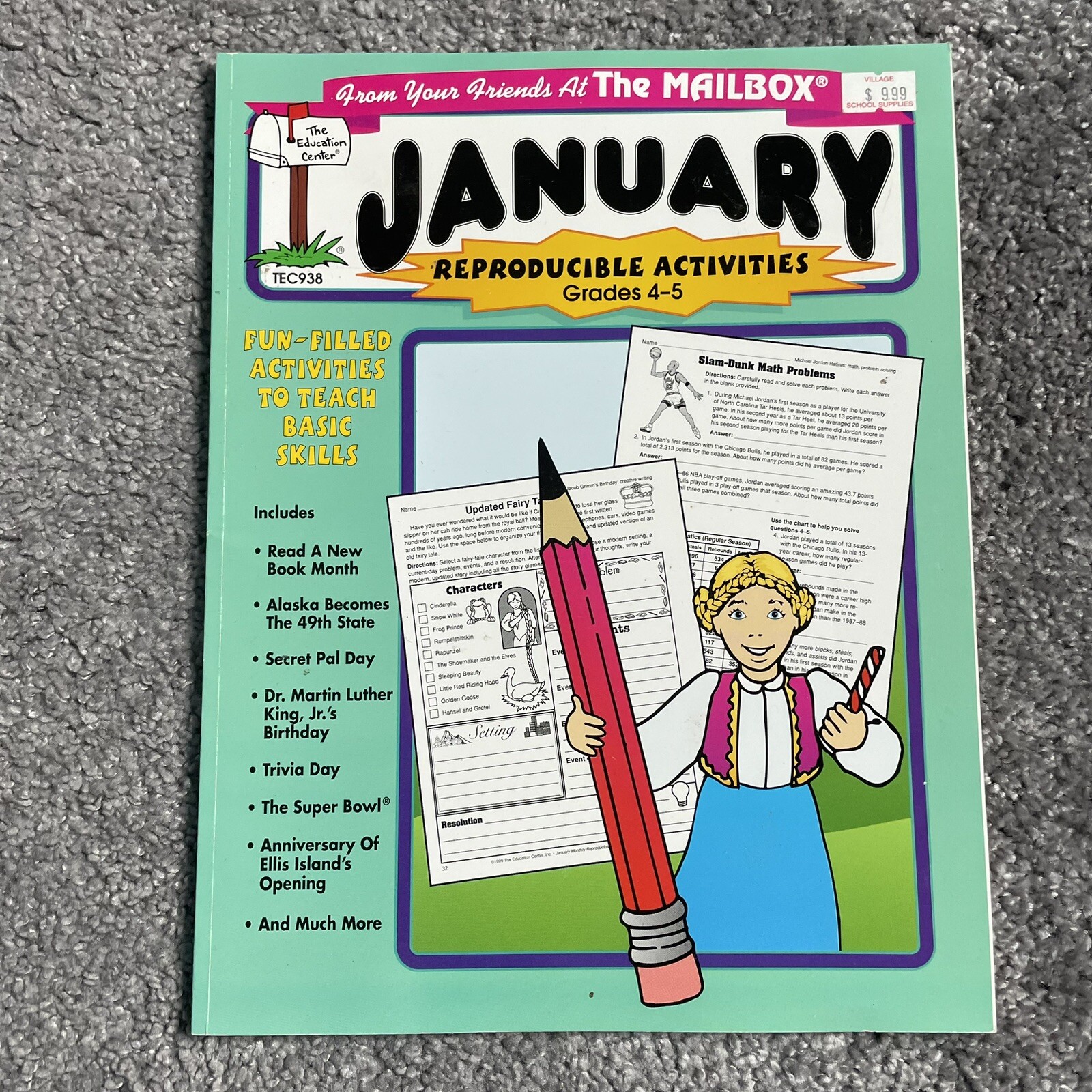 REPRODUCIBLE ACTIVITY BOOK JANUARY REPRODUCIBLE ACTIVITIES GRADE 4-5