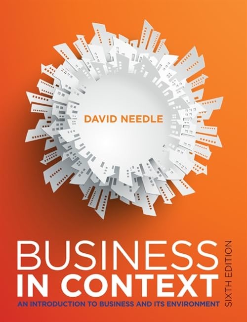 Business in Context by Needle, David Book The Fast Free Shipping