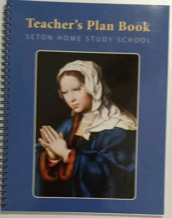 TEACHER’S PLAN BOOK SETON HOMESTUDY SCHOOL *NEW* NEVER USED SPIRALBOUND