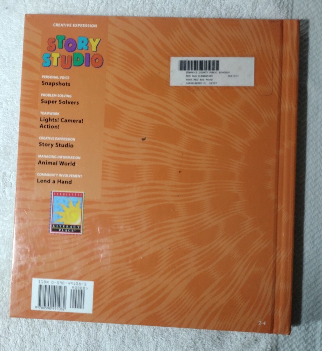 LITERACY SOURCEBOOK STORY STUDIO SCHOLASTIC HARD COVER