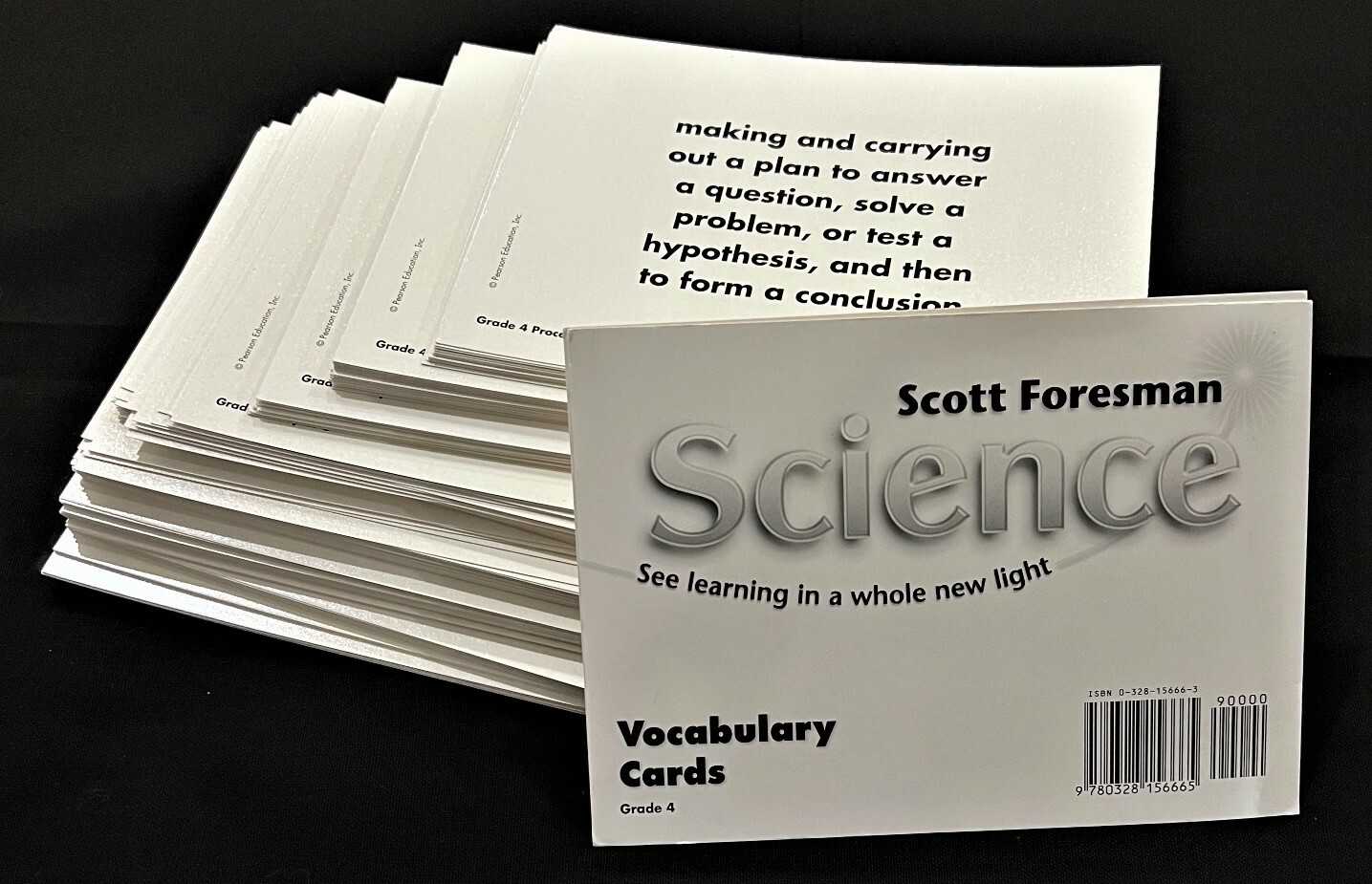 4th Grade – 160 SCIENCE VOCABULARY CARDS – Complete Set (2006, Scott Foresman)