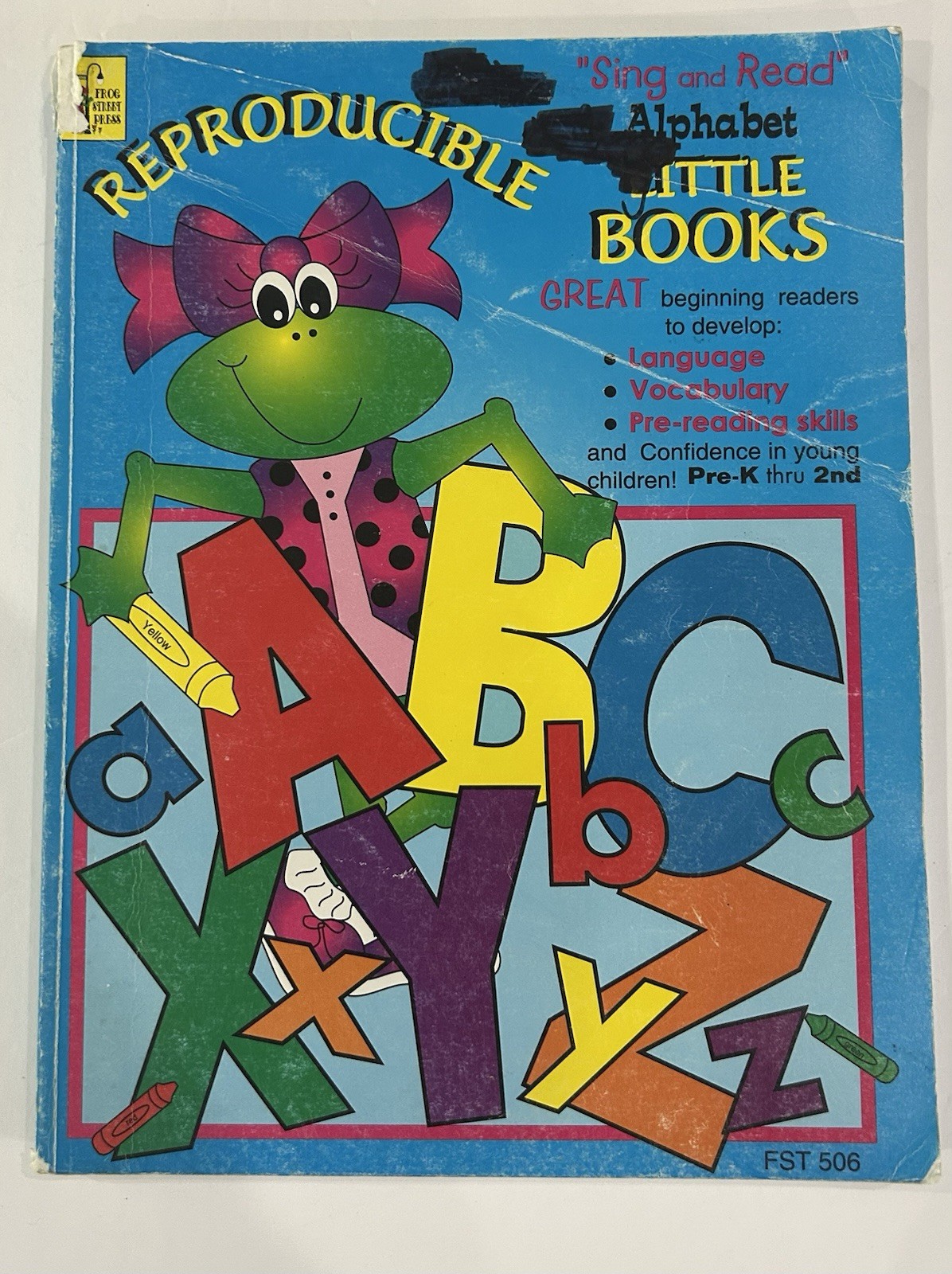Vintage SING & READ Alphabet Reproducible ~ Frog Street Press EXCELLENT No Marks