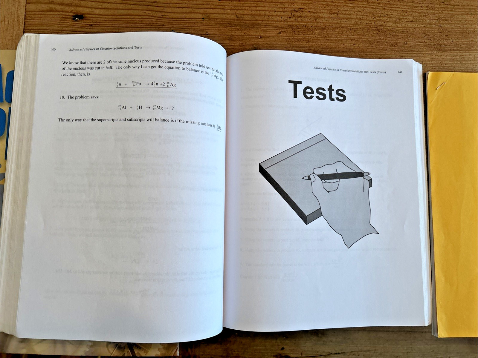 Advanced Physics in Creation by Dr. Jay L. Wile Textbook + Solutions and Tests