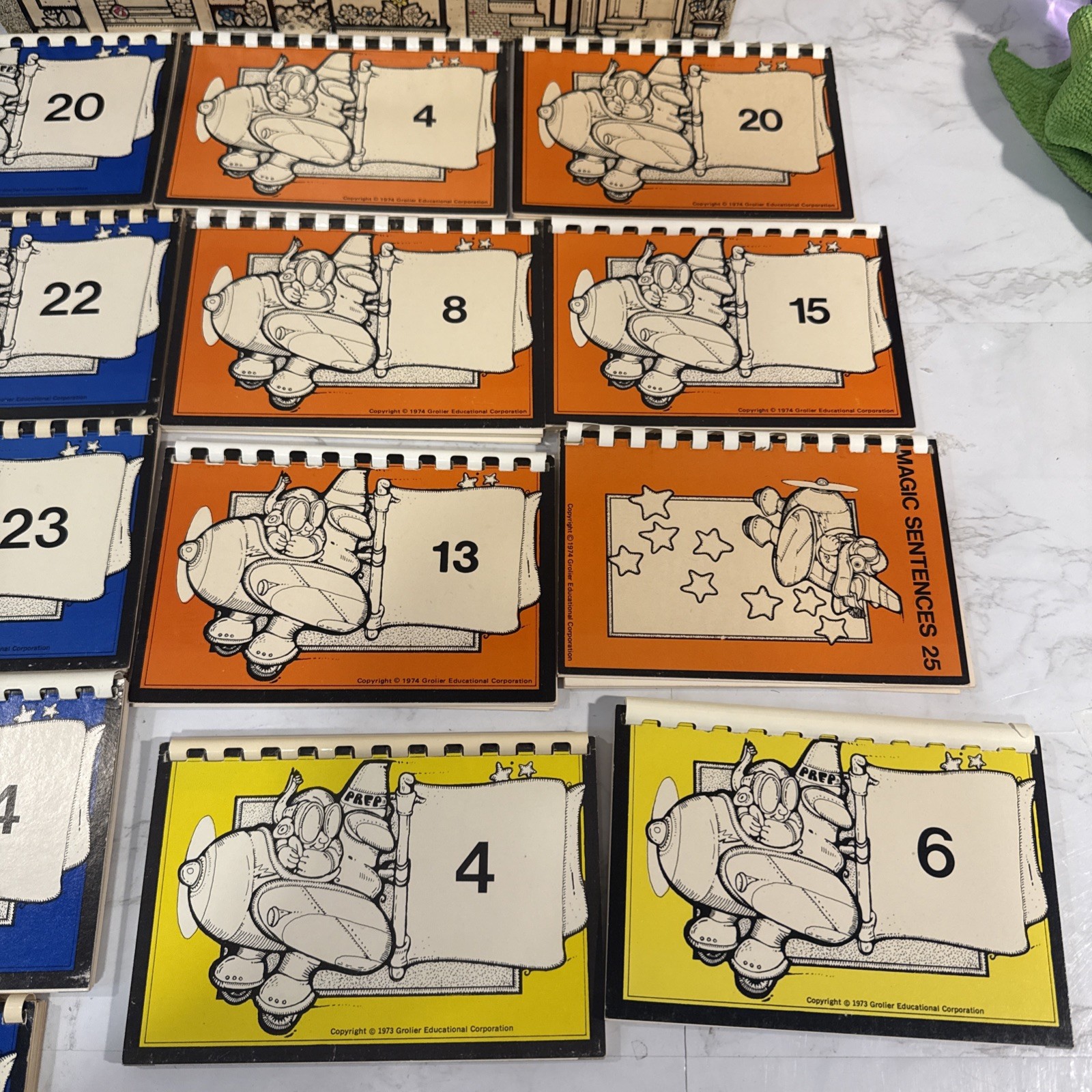 Grolier Reading Improvement Program With Box used **incomplete Set**