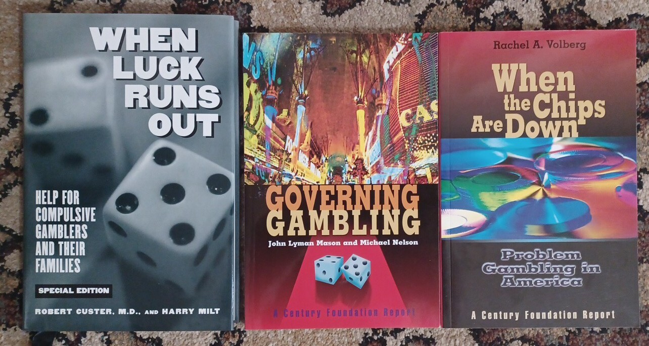 WHEN LUCK RUNS OUT Help For Compulsive Gamblers / HB, DJ, Slipcase / Like-New