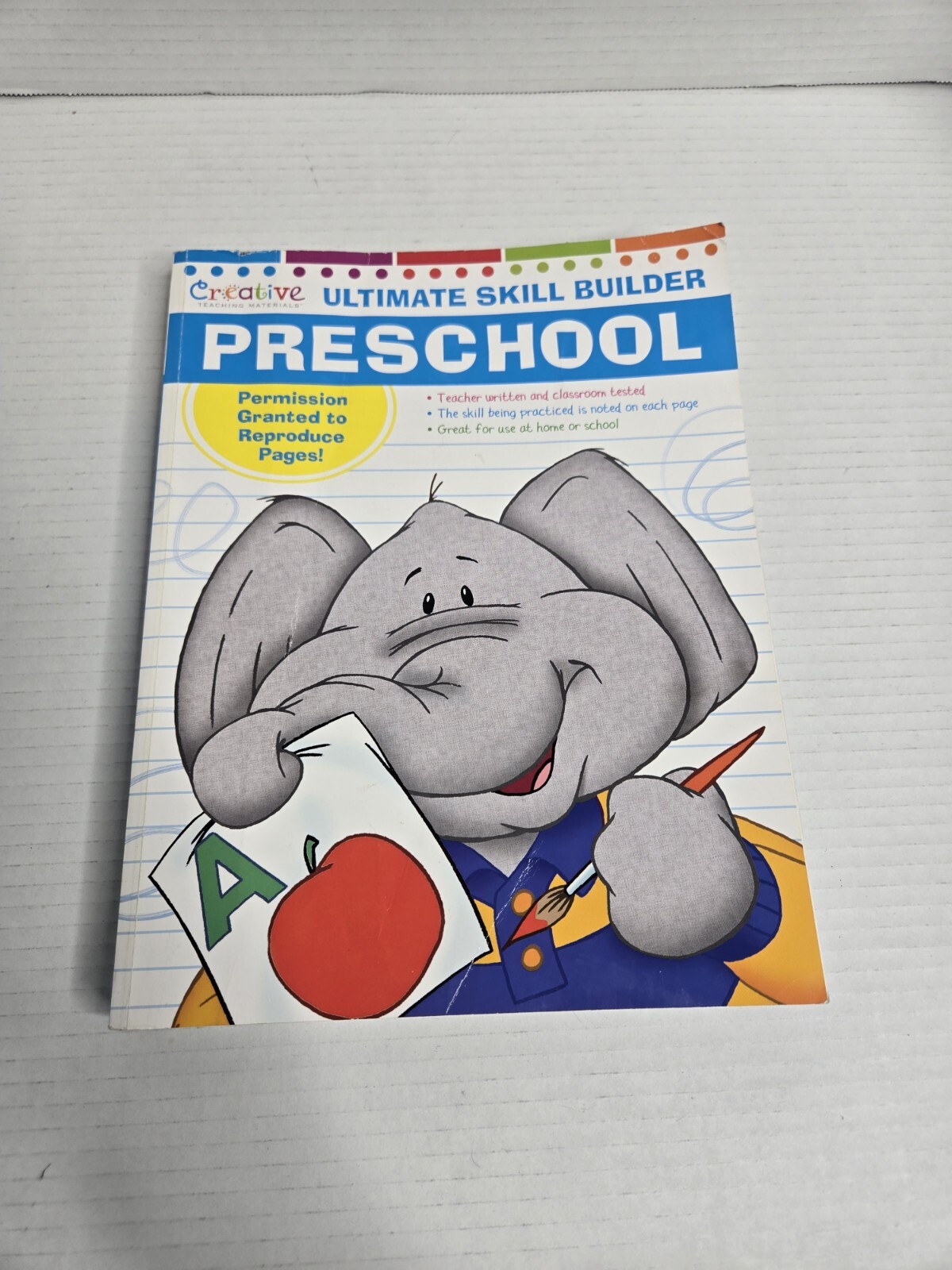 320pg Ultimate Skill Builder Preschool Workbook Educational Learning Toy Letters